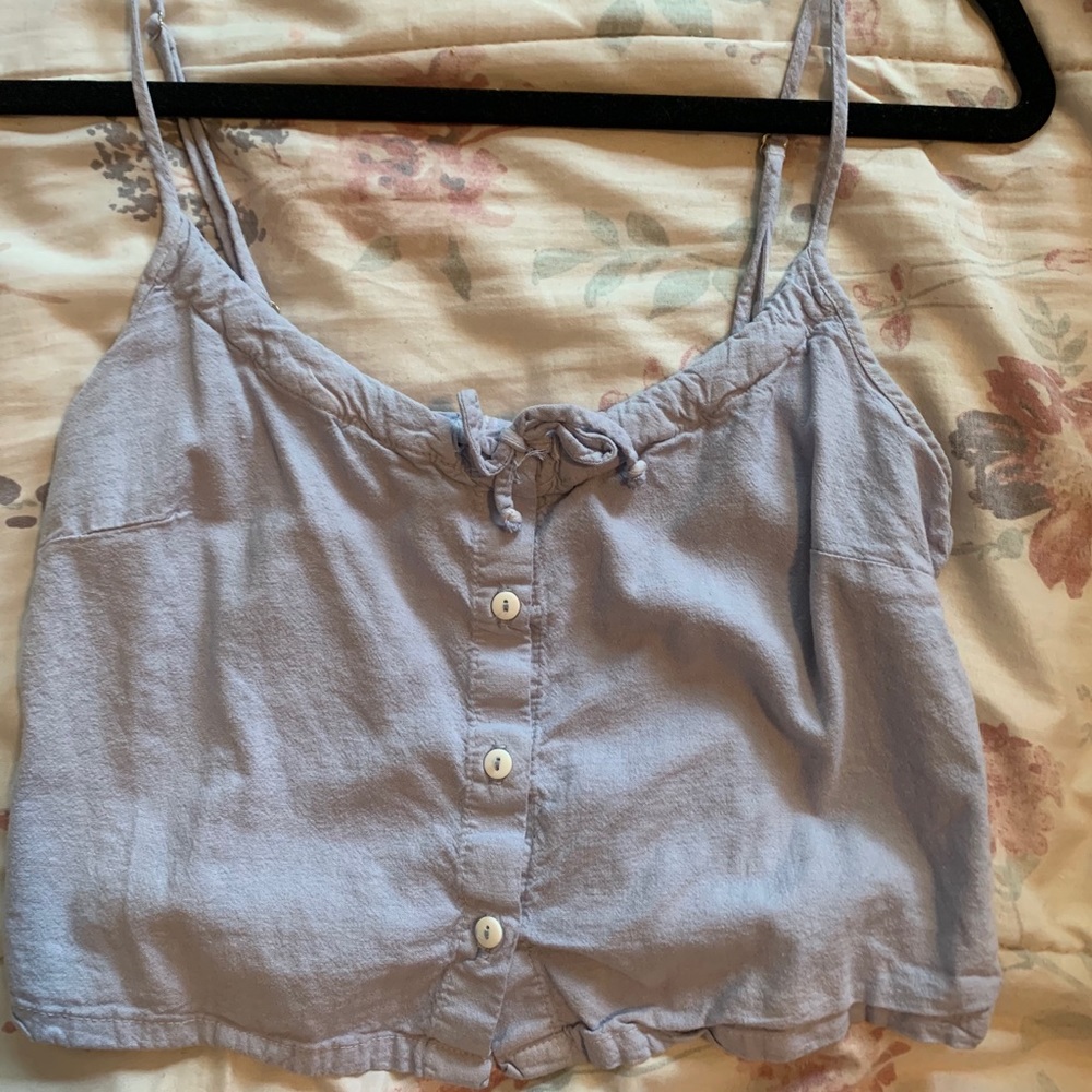 BRANDY MELVILLE blue crop tank